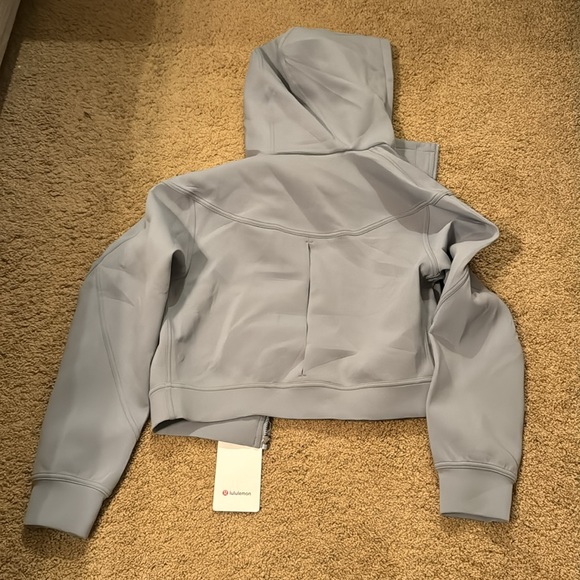 Lululemon rogue renegade zip hoodie size 4 rhino gray new with tags - Picture 4 of 4